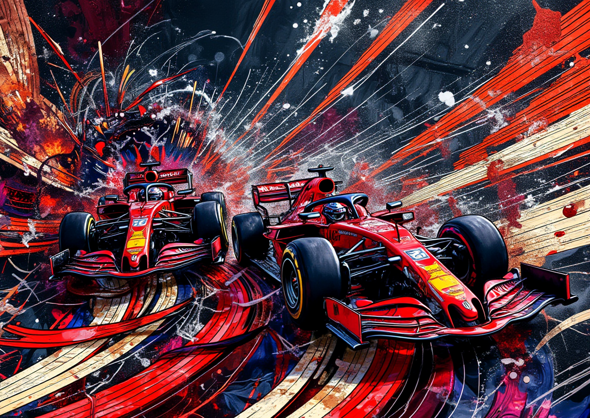 Illuminated Wall Art - F1 Cars - Illuminart