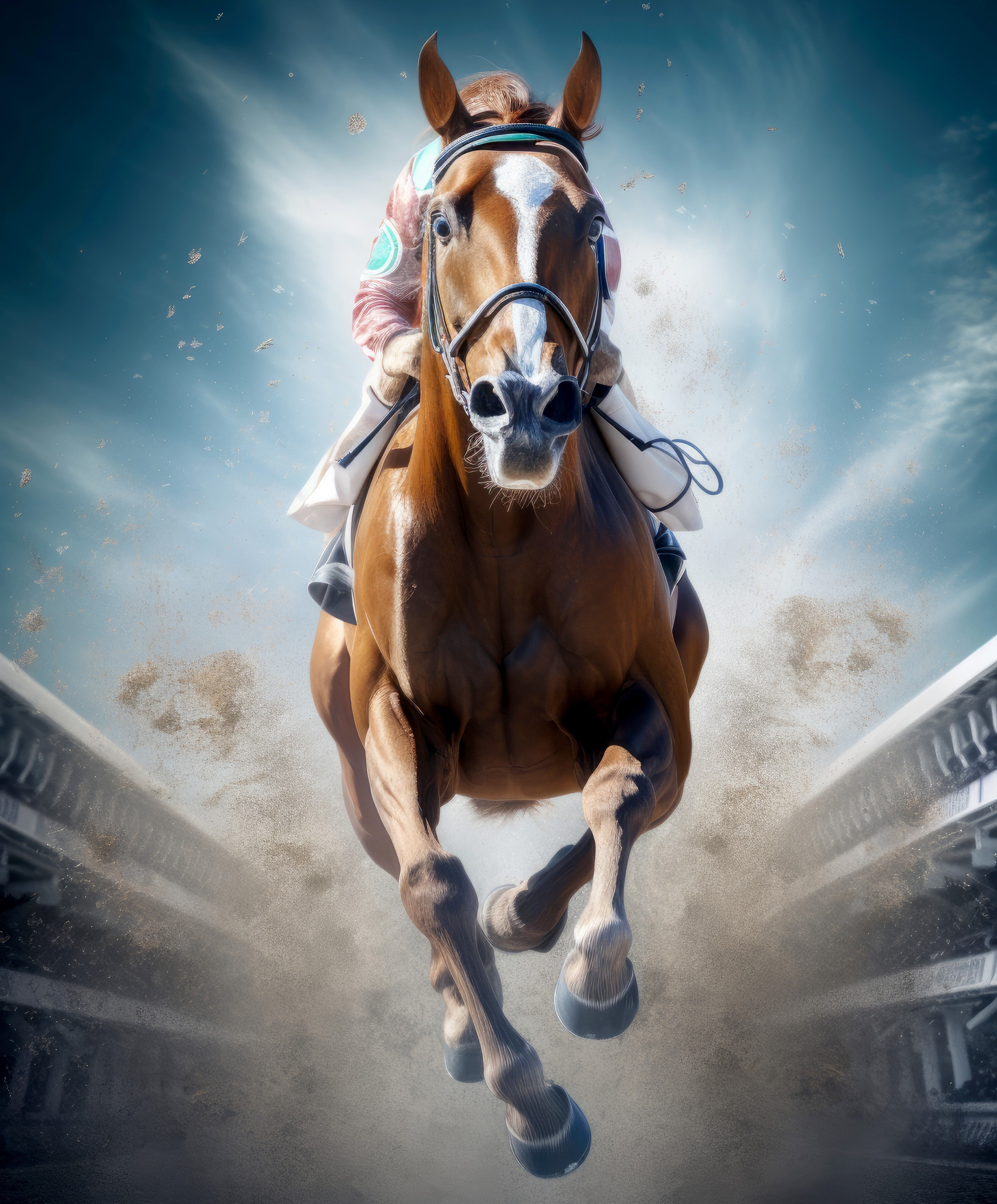 Illuminated Wall Art - Racehorse - Illuminart