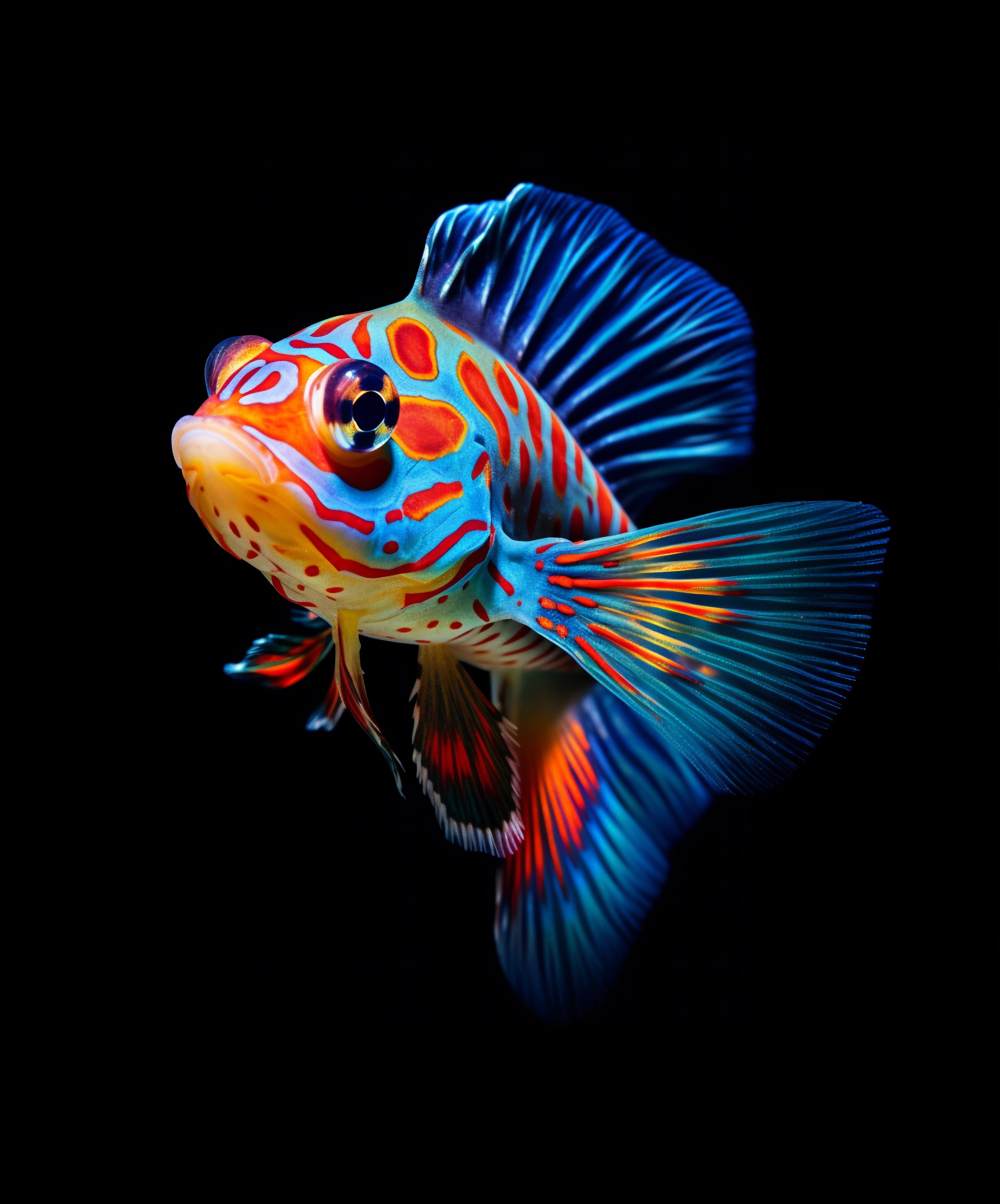 Illuminated Wall Art - Colourful Fish 1 - Illuminart