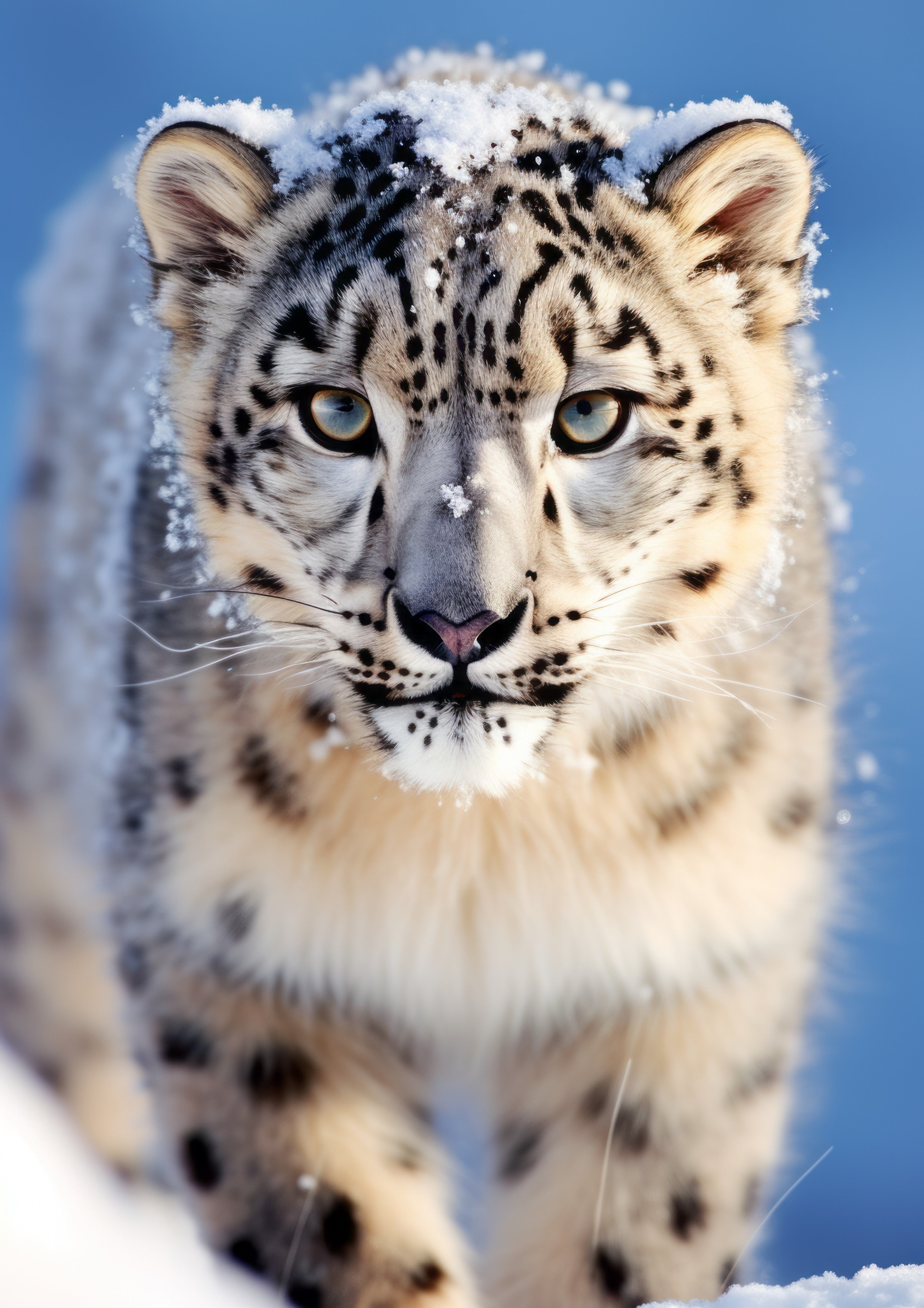 Illuminated Wall Art - Snow Leopard - Illuminart