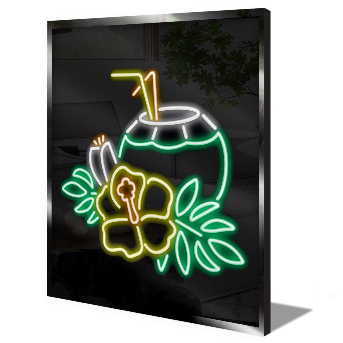 Personalised LED Neon Sign COCONUT - madaboutneon