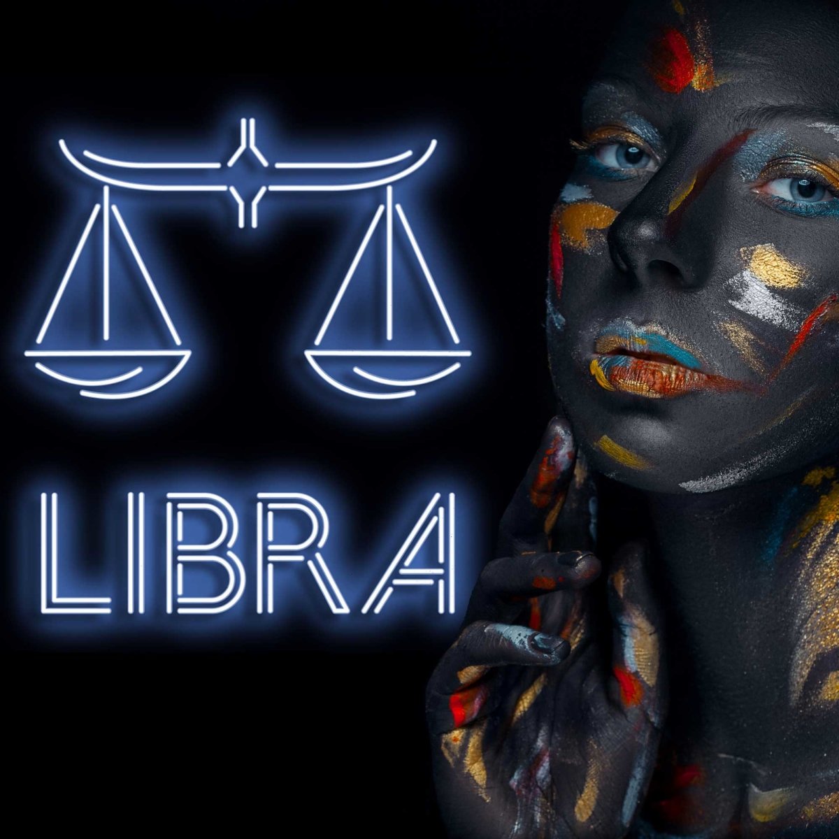 Personalised LED Neon Sign LIBRA - madaboutneon