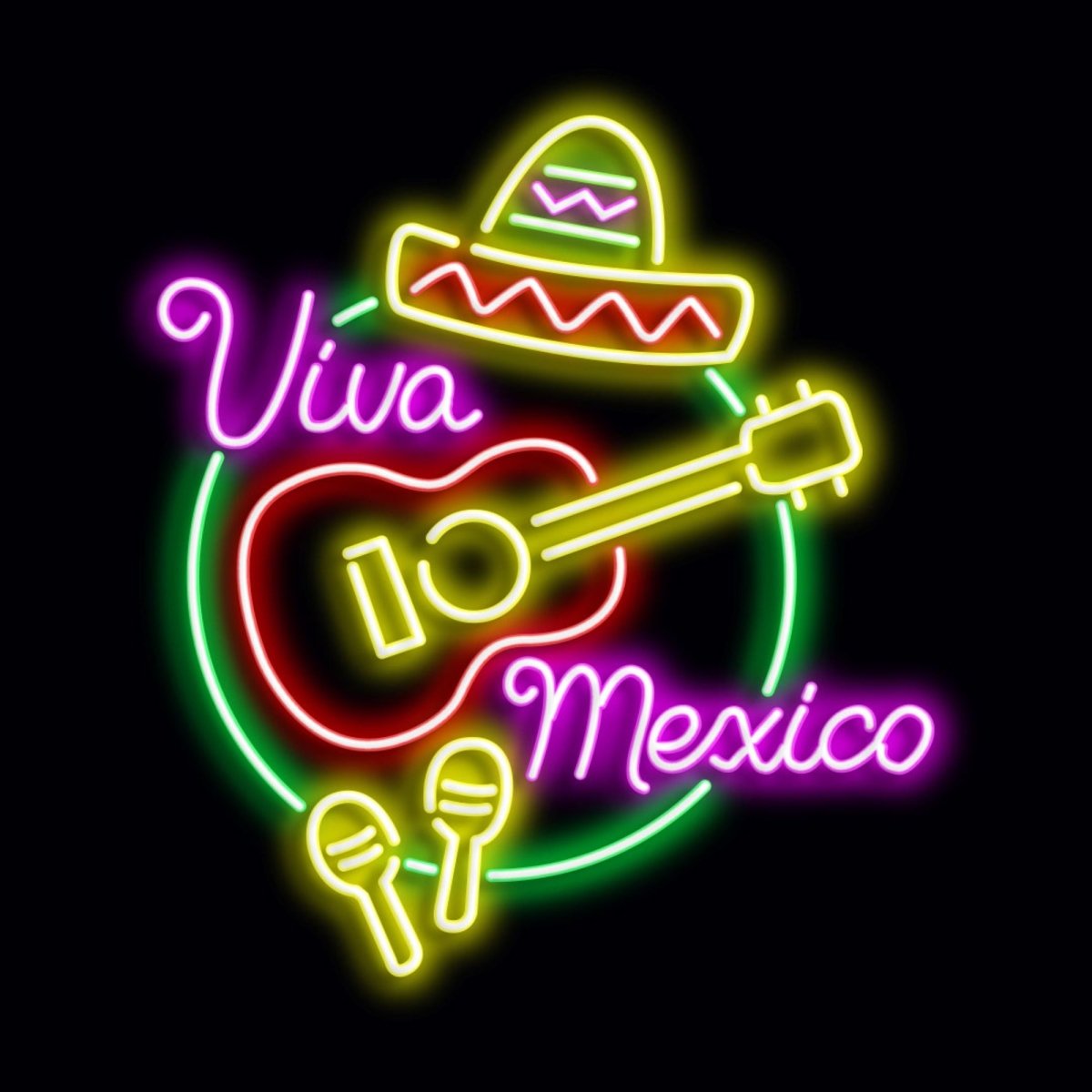 Personalised LED Neon Sign MEXICO - madaboutneon