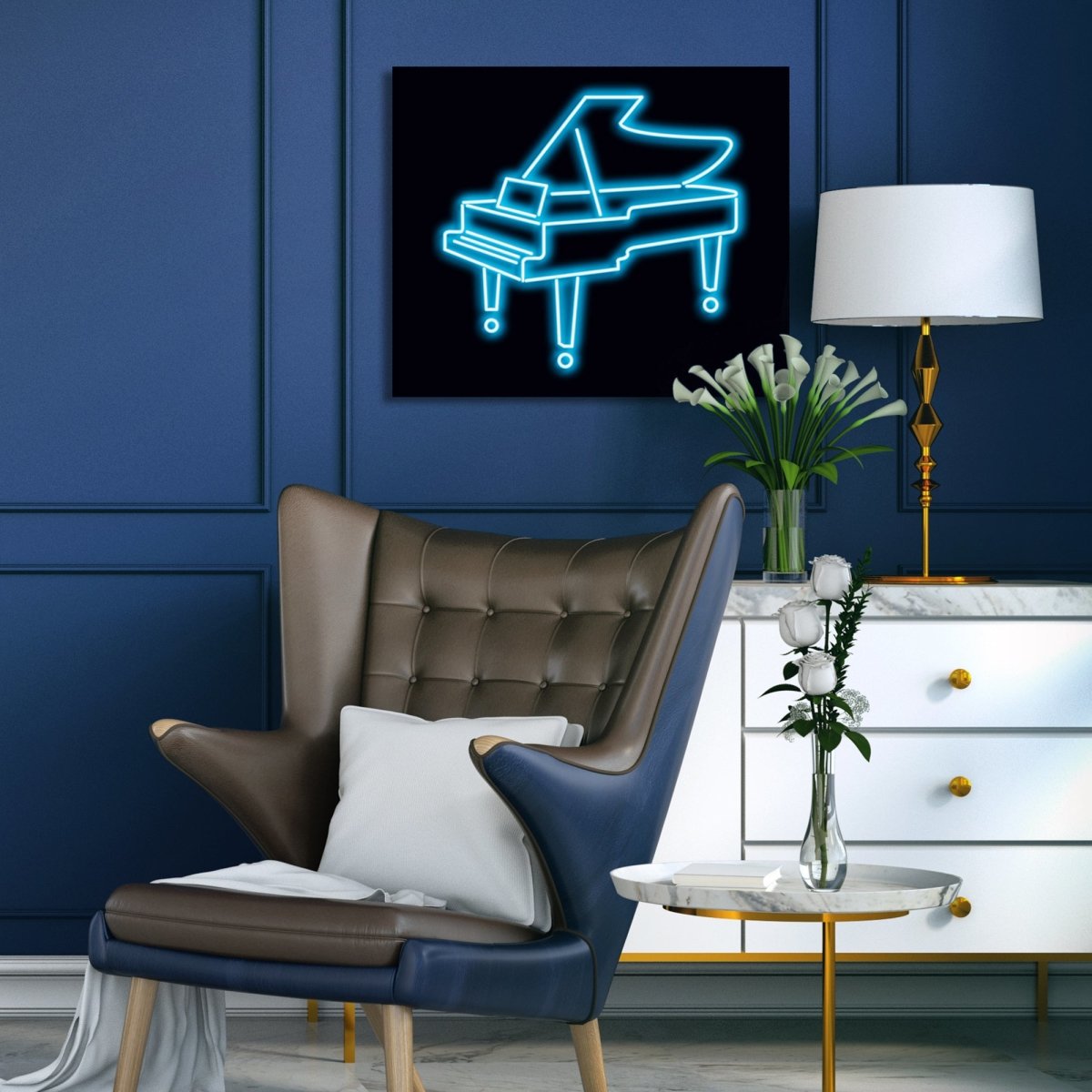 Personalised LED Neon Sign PIANO 2 - madaboutneon
