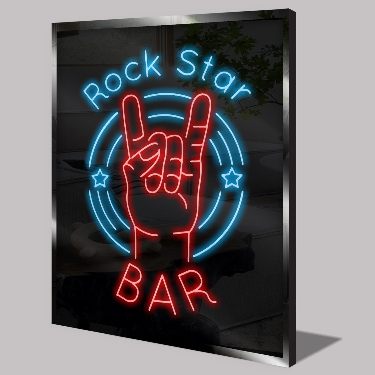Personalised LED Neon Sign ROCKSTAR BAR - madaboutneon