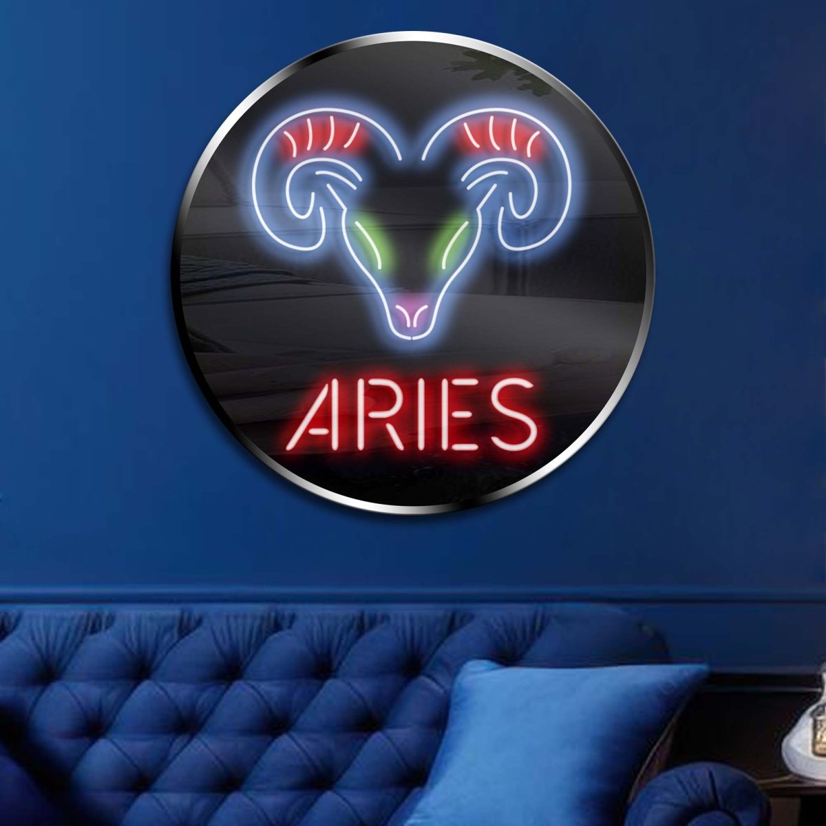 Personalised LED Neon Sign ARIES - madaboutneon