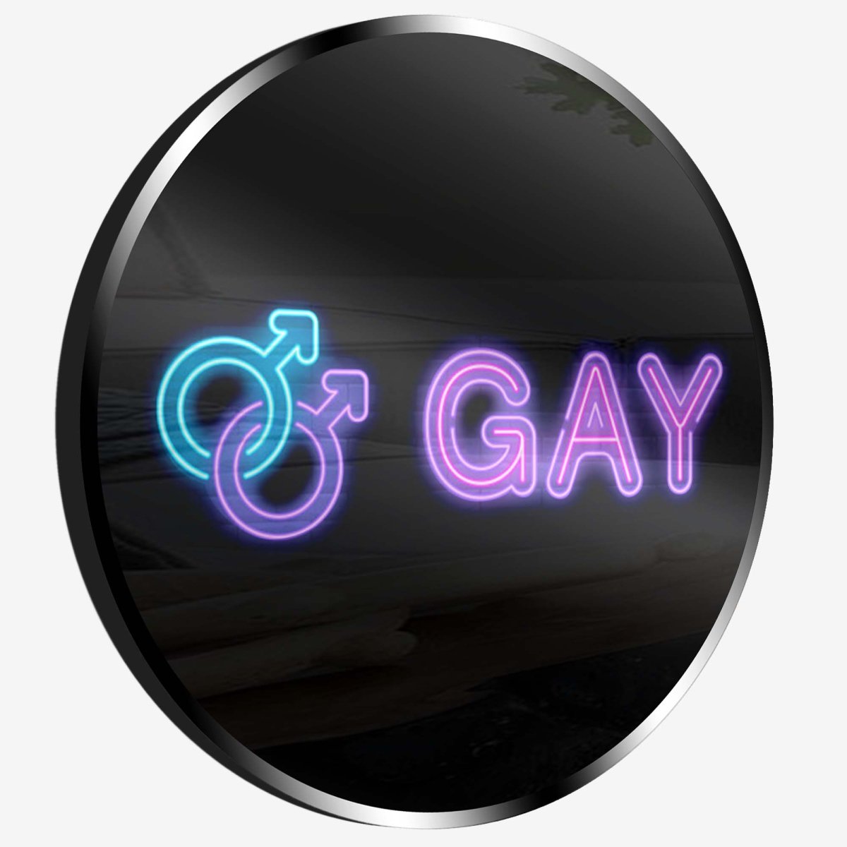 Personalised LED Neon Sign GAY - madaboutneon