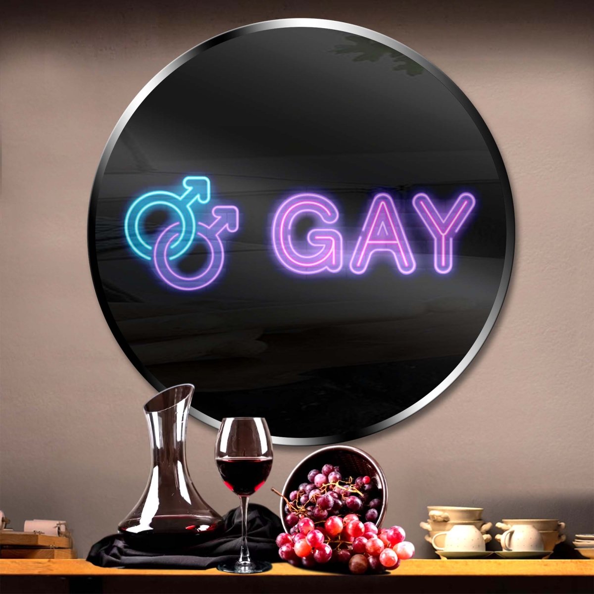 Personalised LED Neon Sign GAY - madaboutneon