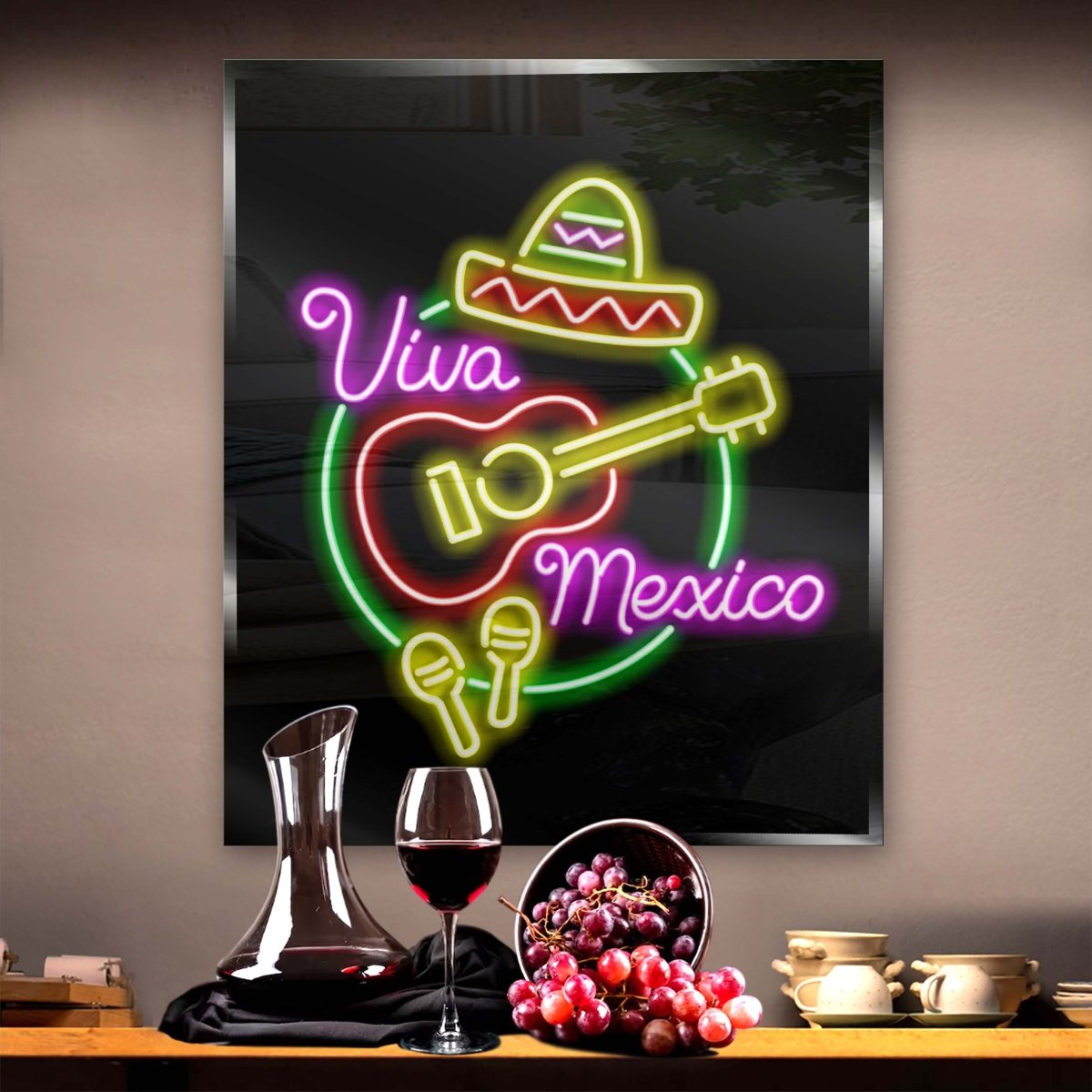 Personalised LED Neon Sign MEXICO - madaboutneon