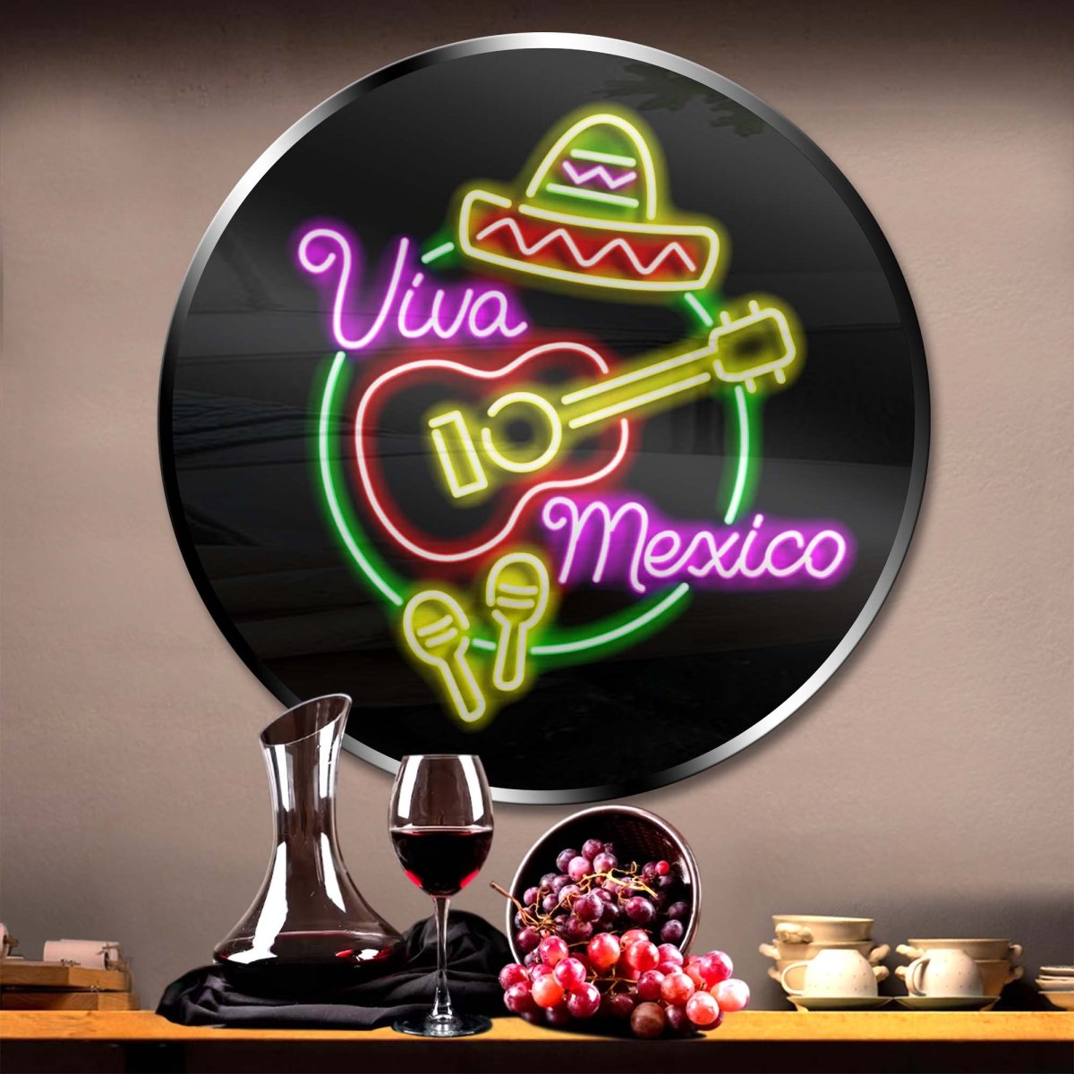 Personalised LED Neon Sign MEXICO - madaboutneon
