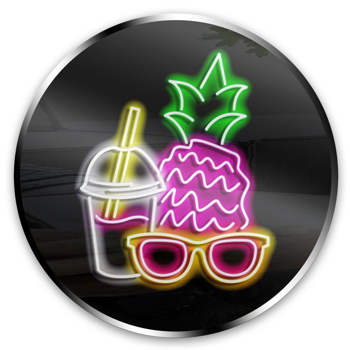 Personalised LED Neon Sign PINEAPPLE - madaboutneon