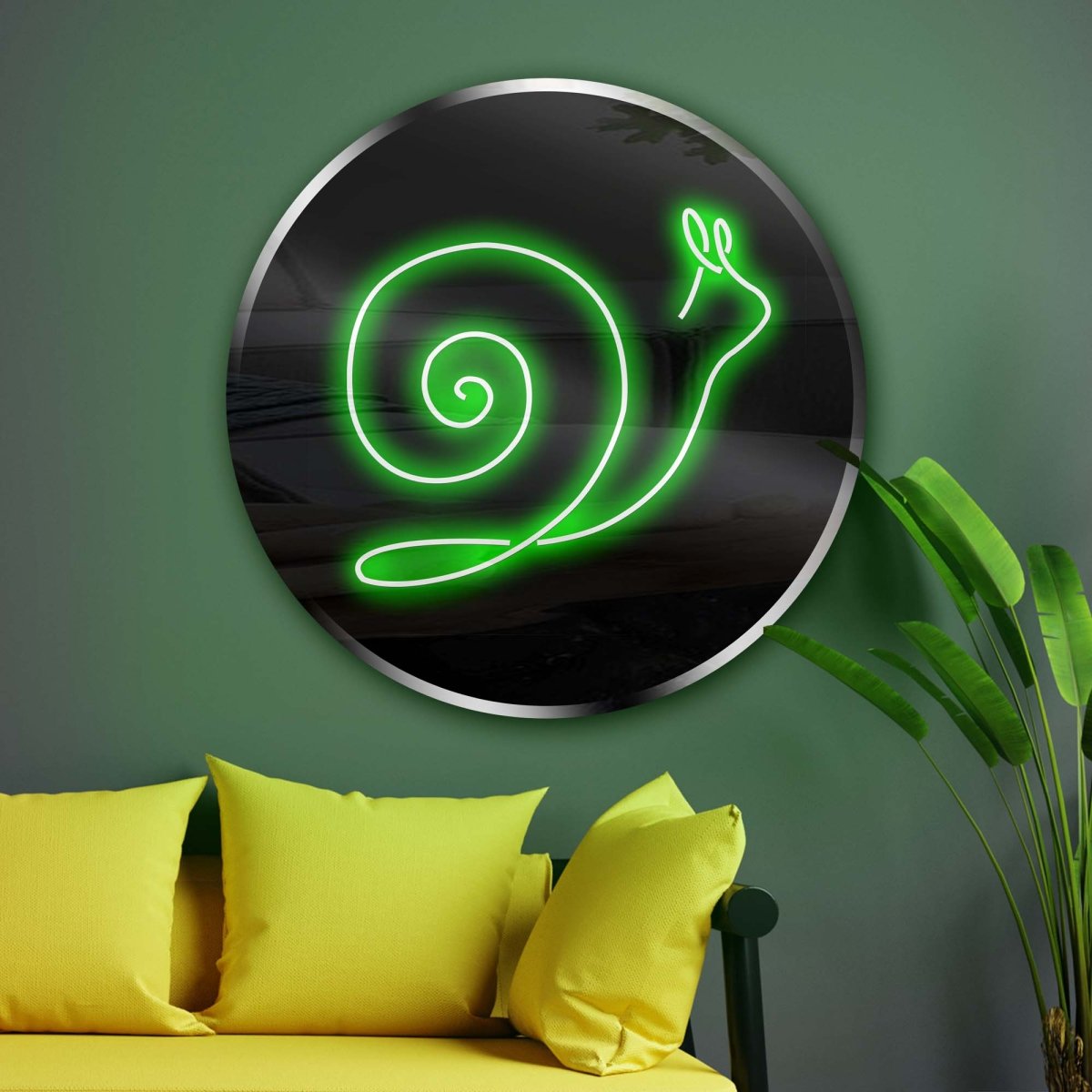Personalised LED Neon Sign SNAIL - madaboutneon