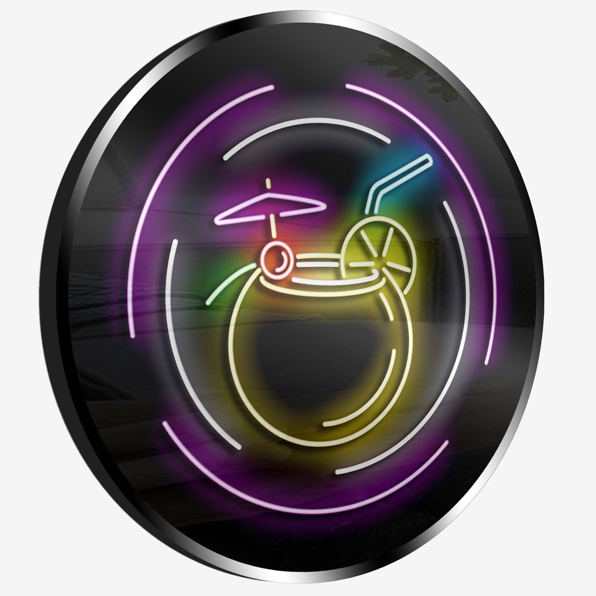Personalised LED Neon Sign TROPICAL COCKTAIL - madaboutneon